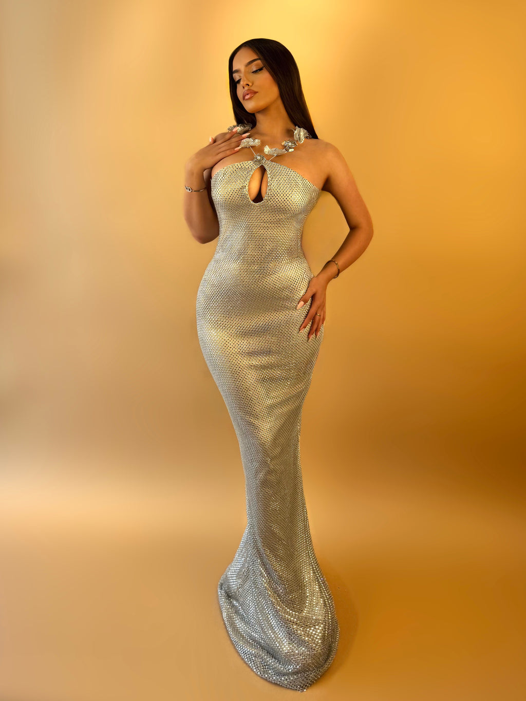 Silver Grace Dress